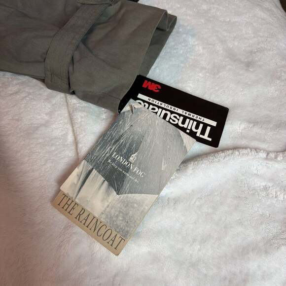 Vintage London Fog Towne Double-Breasted Trench Coat with Removable Liner - Picture 3 of 6